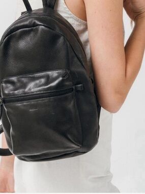 bp convertible faux leather backpack Convertible Brown Faux Leather Backpack Set With Clutch